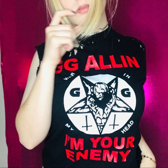 GG Allin Tee - Picture 3 of 3